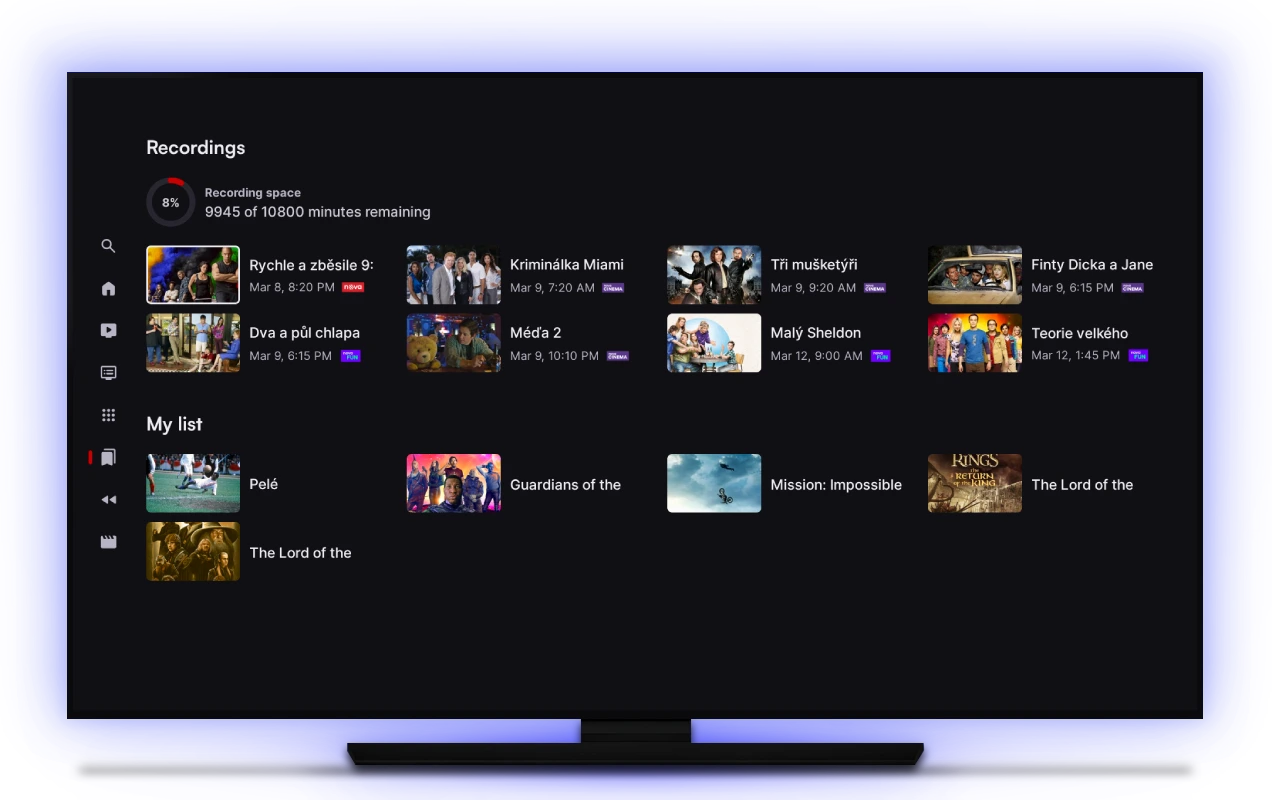 Television and set-top-box OTT/IPTV apps